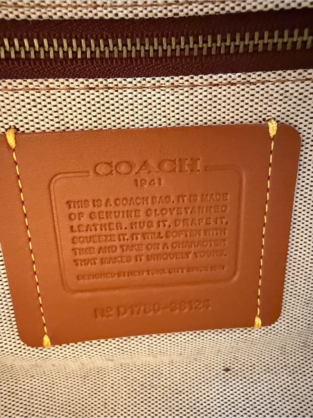 Rare Authentic COACH 1941 ROGUE 30 MELON & Oxblood Purse - Picture 13 of 16